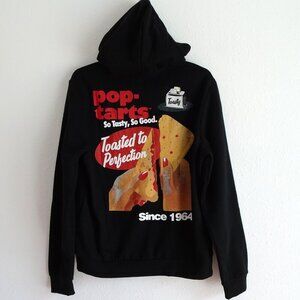 Pop Tarts Hoodie Sweatshirt Kelloggs Size XL Black Toasted to Perfection